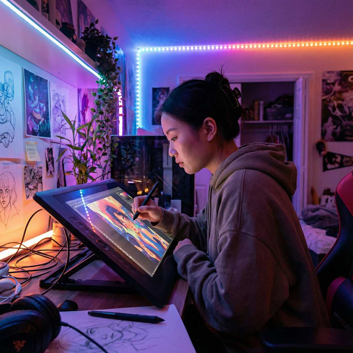 草莓视频创作者画意人生